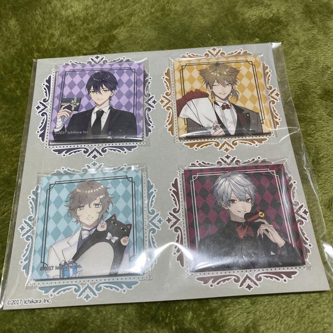 Amazon.co.jp: にじ さんじ ホワイトデー2019 スクエア缶バッジ U